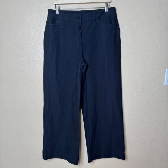 Lululemon Pants Mens 32 Black Wide Leg Performance Activewear - Picture 1 of 11